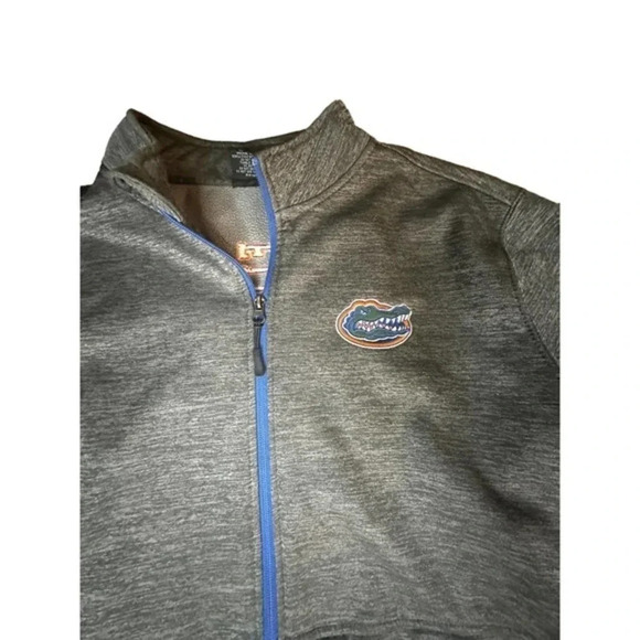 Colosseum Athletics Gray Florida Gators Full-Zip Sweatshirt Size‎ XL - Picture 3 of 4